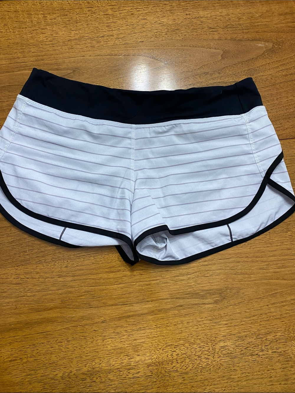 Barbell Voodoo White and Black Athletic Shorts